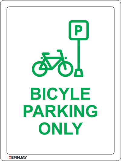 EGL 1104 Bicycle Parking Only – Green