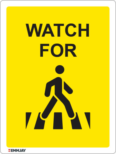 EGL 1113 – Watch For Pedestrians Sign