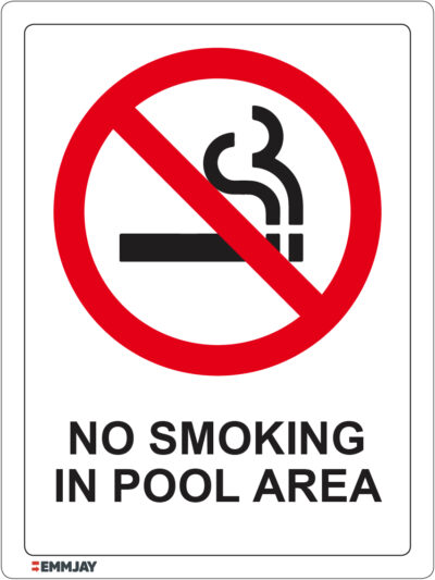 EGL 1171 – No Smoking in Pool Area Sign