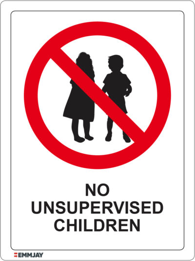 EGL 1178 – No Unsupervised Children Sign