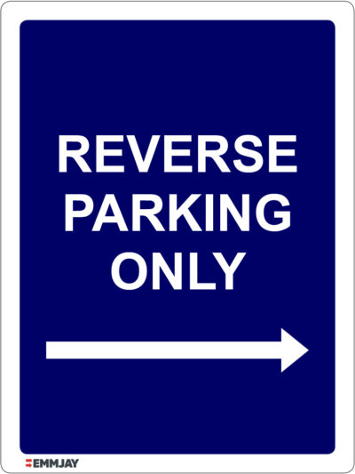 EGL 1200 – Reverse Parking Only Right Sign