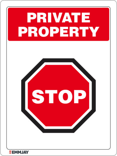 EGL 1227 Private Property – Stop Sign