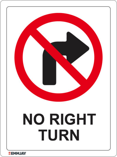 EGL 1231 – No Right Turn Sign