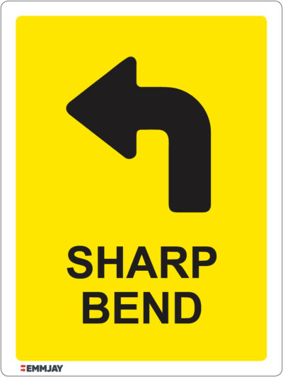 EGL 1233 – Sharp Left Bend Sign