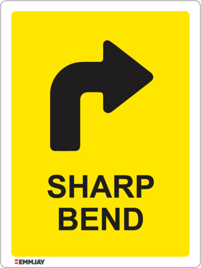 EGL 1234 – Sharp Right Bend Sign