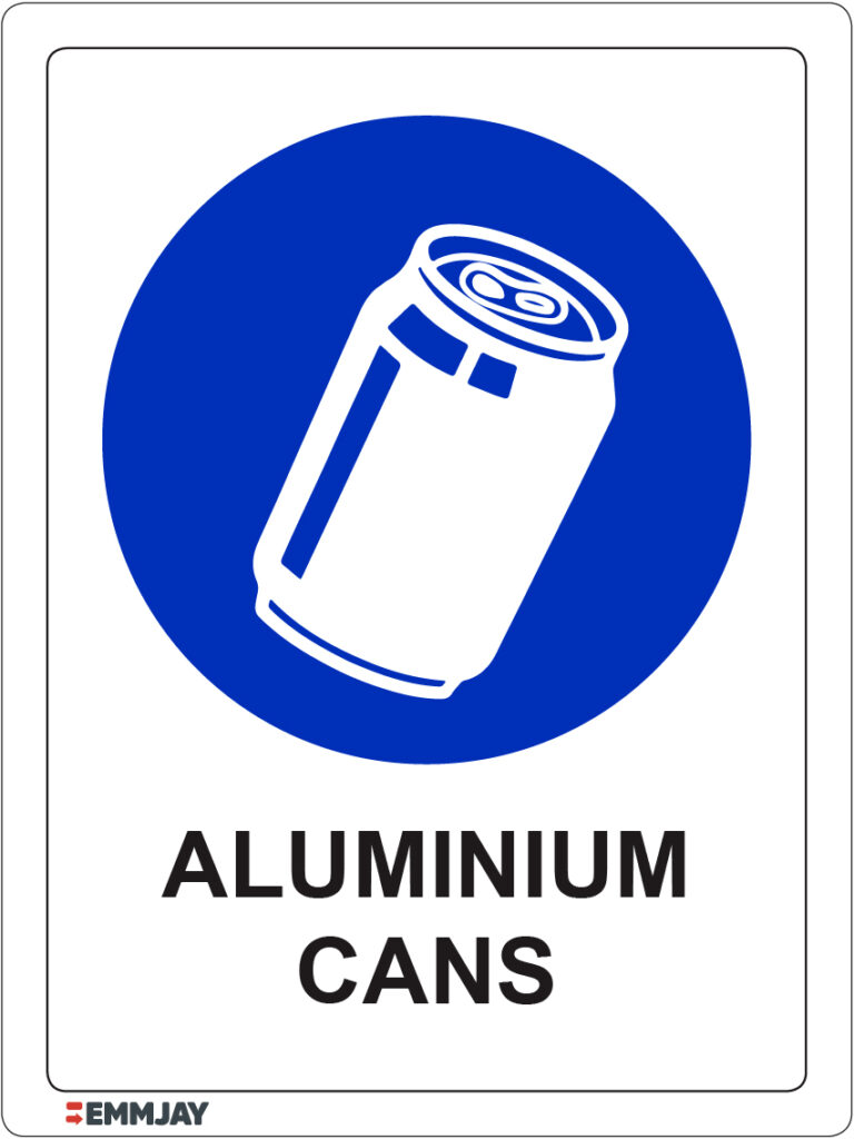 Aluminium Cans Sign | 1256 - Emmjay Ltd