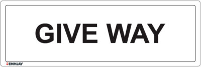 EGL 1261 Information – Give Way Sign