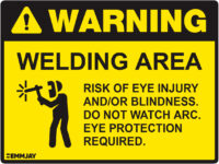 EGL 1272 Warning – Welding Area Sign