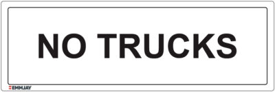 EGL 1316 Information – No Trucks Sign