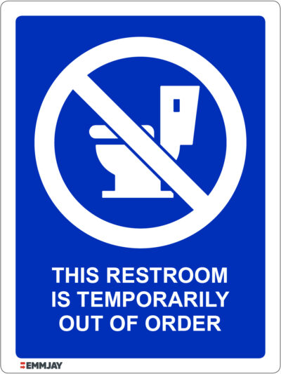 EGL 1359 Information – This Restroom is Temporarily Out of Order Sign