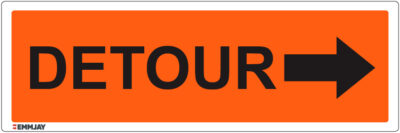 EGL 1363 Information – Detour Right Arrow Sign