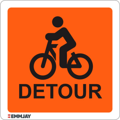 EGL 1366 Detour Cyclist Sign