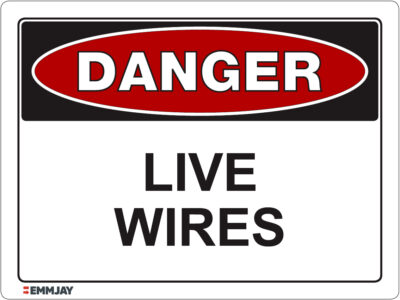 EGL 1404 Danger – Live Wires Sign