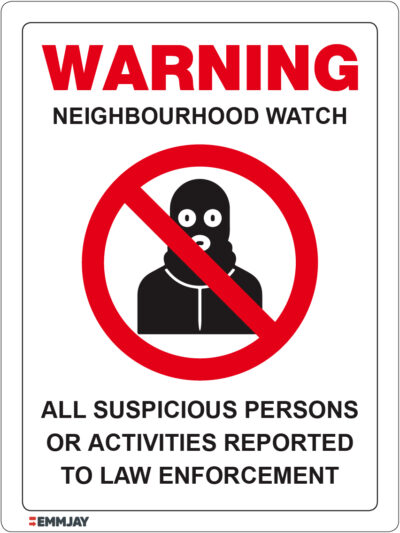 EGL 1432 Warning – Neighbourhood Watch Sign