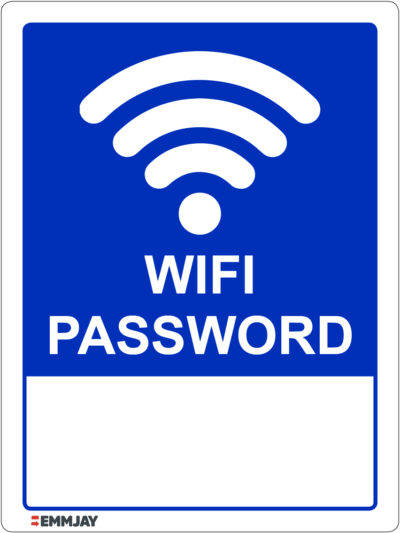 EGL 1449 – Wifi Password Sign