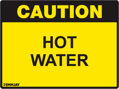 EGL 1450 Caution – Hot Water Sign