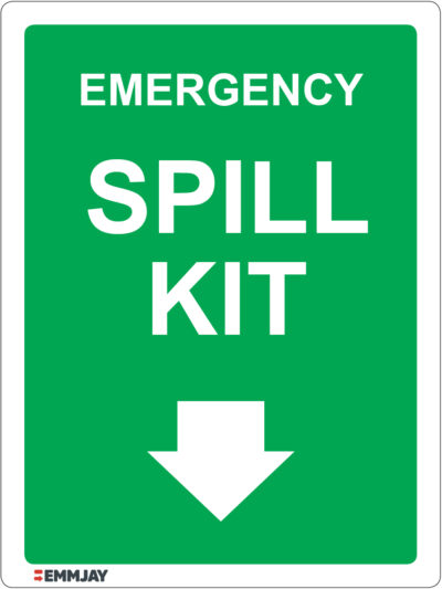 EGL 1454 – Emergency Spill Kit Down Sign