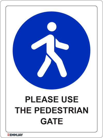 EGL 1466 – Please use The Pedestrian Gate Sign