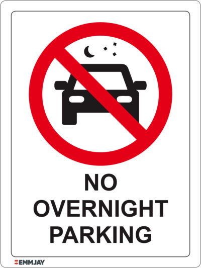 EGL 1474 – No Overnight Parking Sign