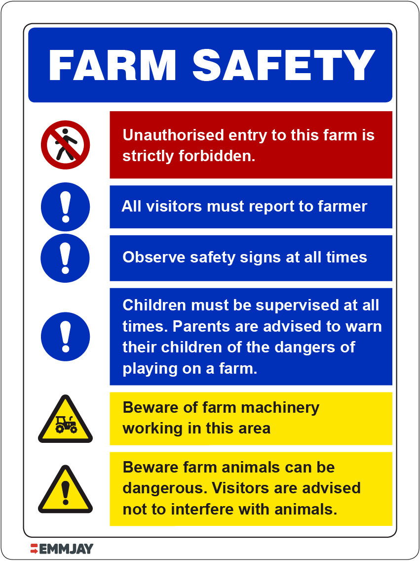 Workpalce Safety Signs - Emmjay -