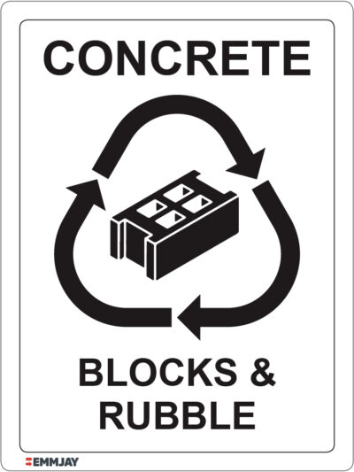 EGL 1482 – Concrete Blocks & Rubble Sign