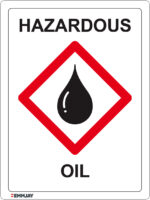 EGL 1493 Hazardous – Oil Sign