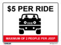 EGL 1094 - Jeep Fare Sign