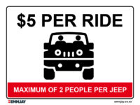 EGL 1094 – Jeep Fare Sign