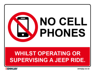 EGL 1094 – No Cell Phones Sign