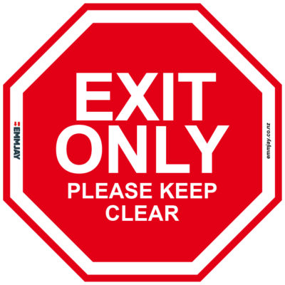 EGL 1391 – Exit Only Sign