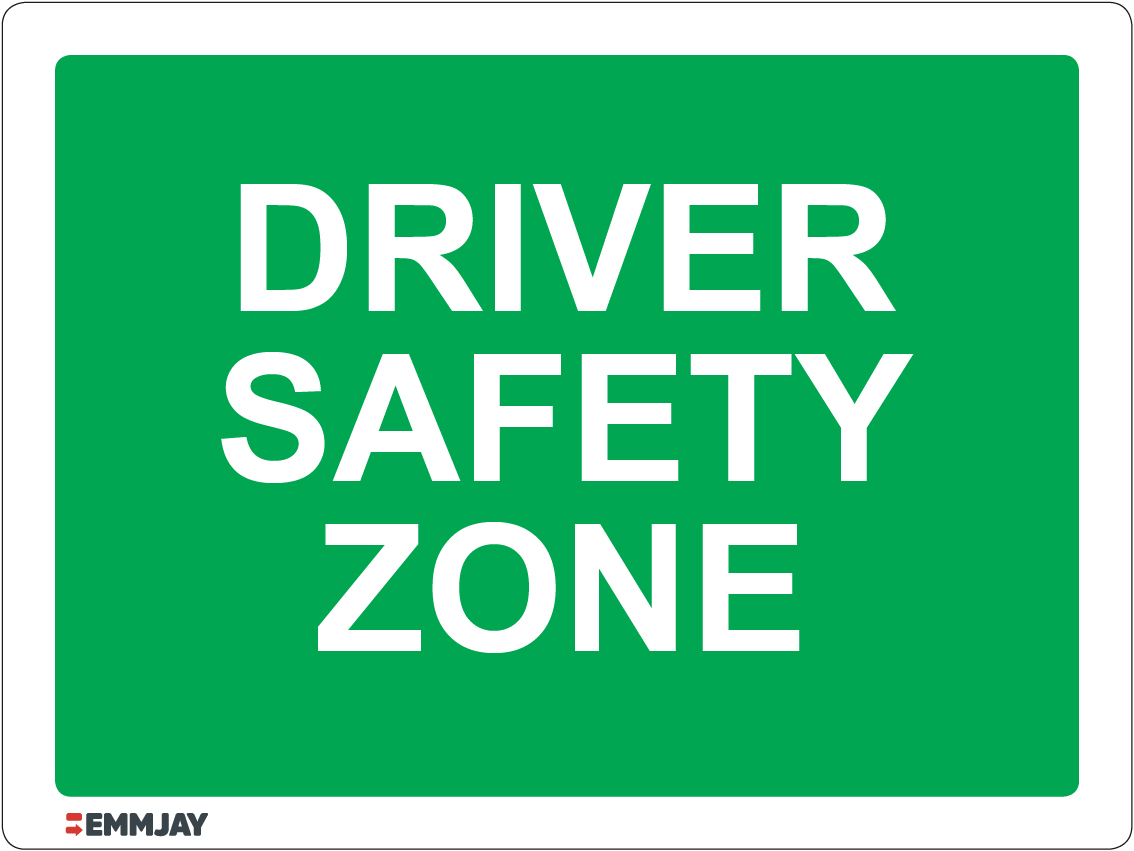 1838_driver safety zone sign