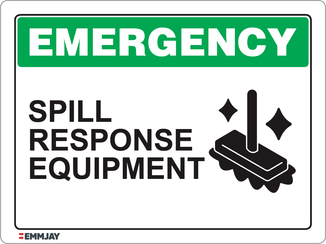 EGL 1844_emergency_spill response equipment sign